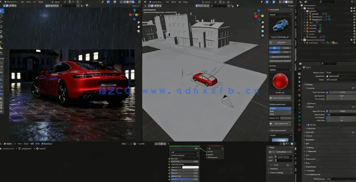 Blender汽车渲染基础核心技术训练视频教程(图4)