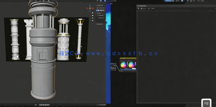 Blender《原神》奇幻游戏场景制作全流程视频教程(图4)