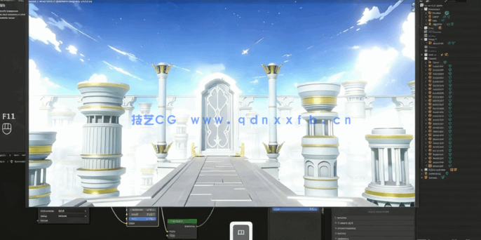 Blender《原神》奇幻游戏场景制作全流程视频教程(图5)