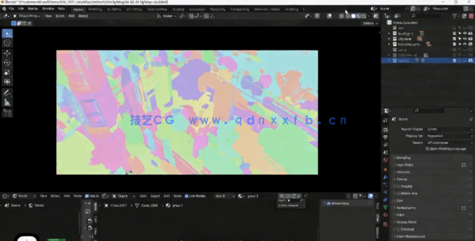 Blender与PS工业风科幻概念城市场景设计视频教程 (图4)