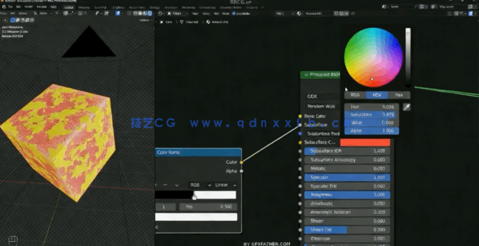 Blender破解程序化纹理材质奥秘大师班视频教程(图5)