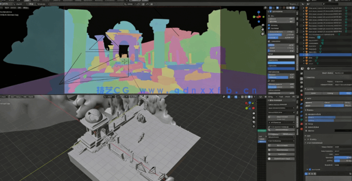 Blender与PS概念艺术场景创作流程综合指南视频教程(图2)