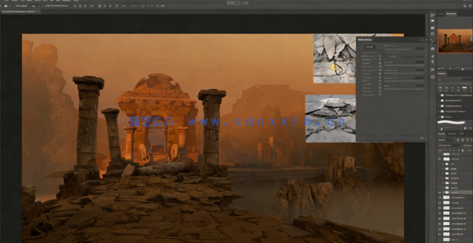 Blender与PS概念艺术场景创作流程综合指南视频教程(图3)