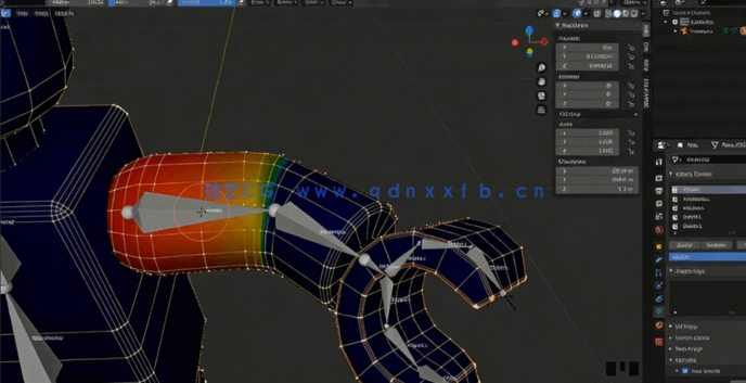 Blender 3D角色骨骼绑定动画终极指南视频教程(图4)