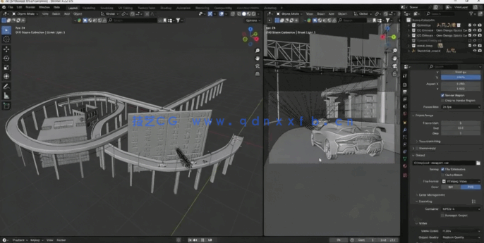 Blender电影级CGI场景实战项目训练视频教程(图2)