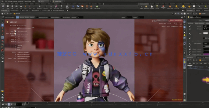 ZBrush卡通角色设计从建模到渲染完整制作流程视频教(图5)