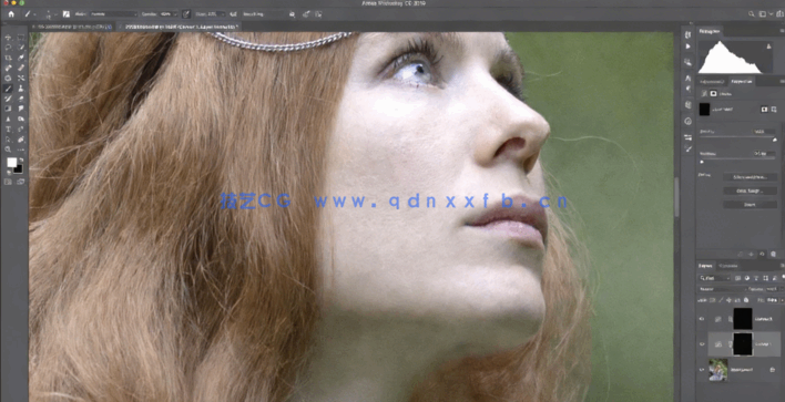 PS室外人像写真梦幻效果图像后期处理视频教程 (图1)