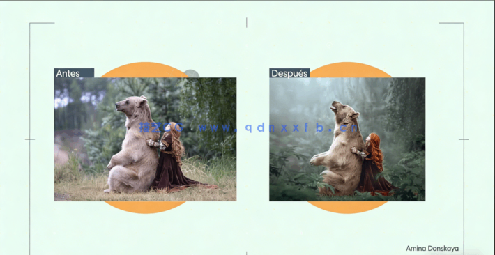 PS室外人像写真梦幻效果图像后期处理视频教程 (图3)