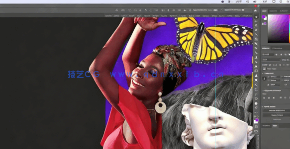 PS中级时尚排版设计无缝连续展示技巧视频教程(图2)