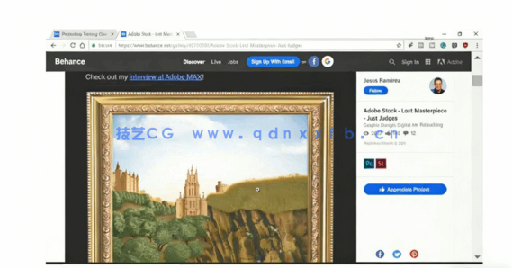 PS初学者使用蒙版工具图像后期处理制作网站素材视频教程(图3)