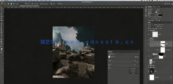 【中文字幕】PS科幻场景图像后期素材合成技能创建过程视频教程(图2)