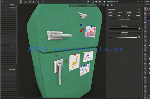 【中文字幕】Substance 3D Painter完整场景纹理制作视频教程(图4)