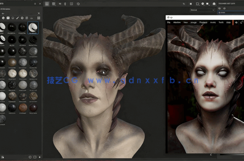 Substance Painter角色脸部纹理贴图制作大师级视频教程(图5)