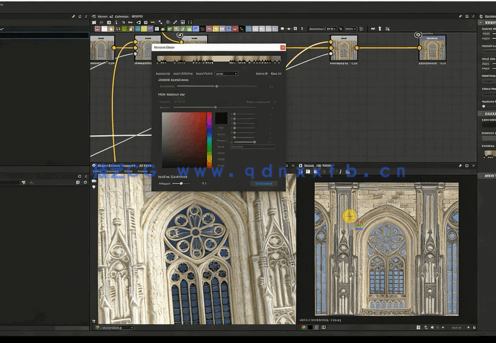 Substance Designer哥特式建筑科隆圆顶材质纹理制作视频教程(图4)