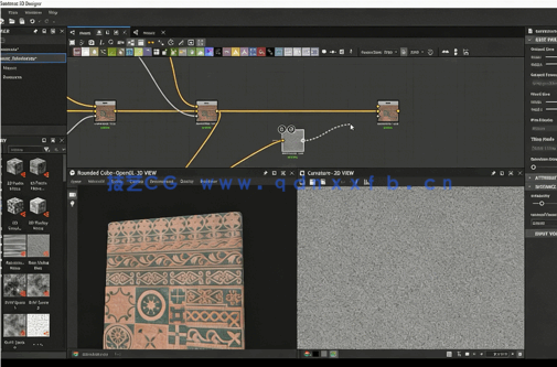 Substance 3D Designer马赛克风格材质制作视频教程(图3)