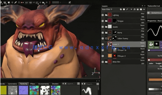 Substance Painter模型纹理制作全面技能训练视频教程(图1)