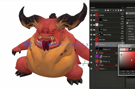 Substance Painter模型纹理制作全面技能训练视频教程(图5)