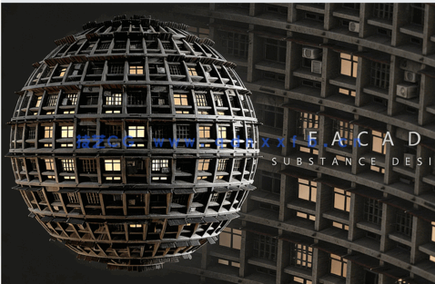 Substance Designer建筑外墙面PRB纹理大师级制作视频教程(图3)