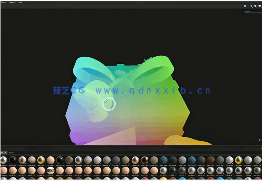 Substance Painter礼物纹理贴图实例制作视频教程(图2)