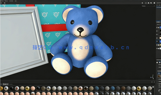 Substance Painter礼物纹理贴图实例制作视频教程(图6)