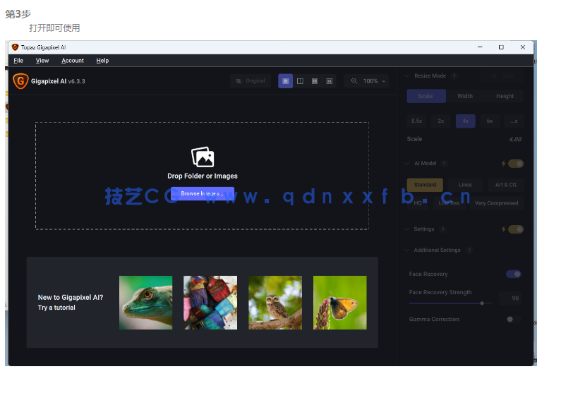 Topaz Gigapixel AI   图片无损放大工具绿色便携版(图3)