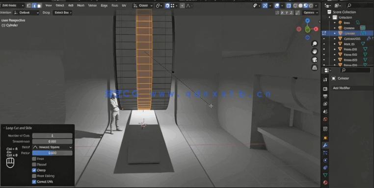 Blender科幻室内场景概念艺术制作流程视频教程(图2)