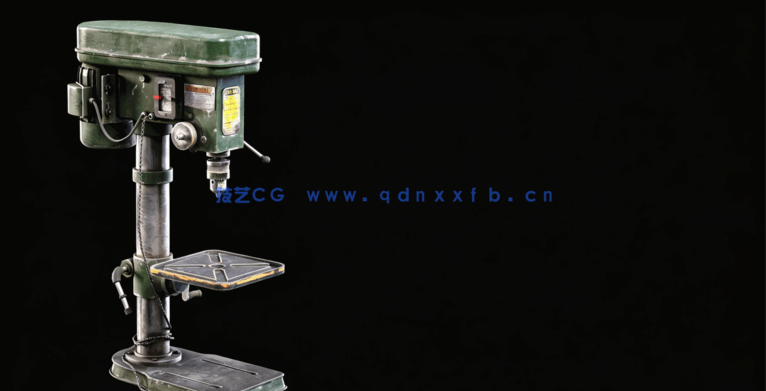 Blender垂直钻孔机完整制作工作流程视频教程(图4)