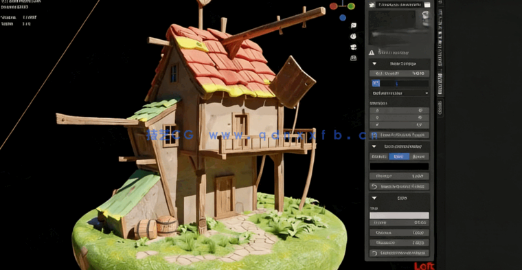 Blender迷你可爱小房屋完整制作视频教程(图3)