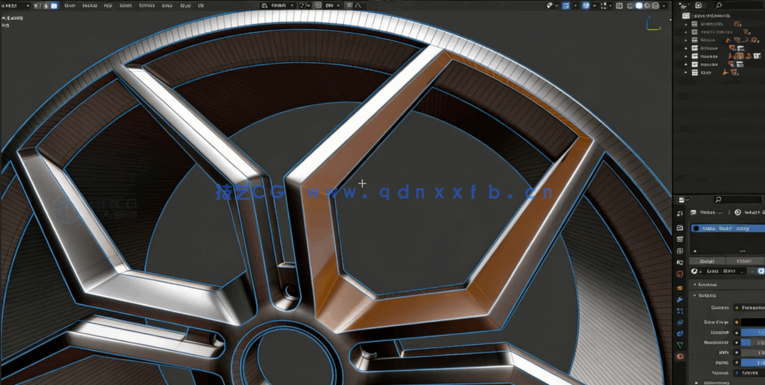Blender 3D高精度汽车建模制作流程大师班视频教程第二季(图4)
