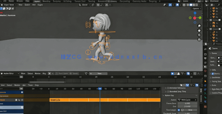 Blender 4.3动画和建模技术全面技能训练视频教程 (图5)