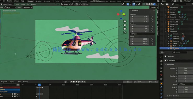 Blender 3D与2D元素结合制作动画视频教程(图5)