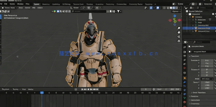 Blender 3D建模与VFX入门技术训练视频教程(图6)