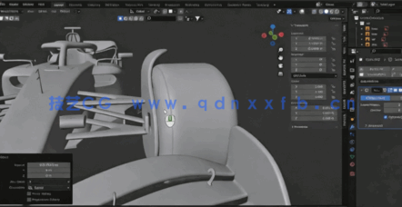 Blender迈凯伦F1赛车完整制作工作流程视频教程(图2)