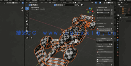 Blender迈凯伦F1赛车完整制作工作流程视频教程(图3)