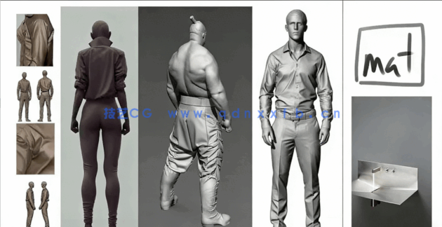  PS不同素材收集构成创意设计数字绘画工作流程视频教程(图2)