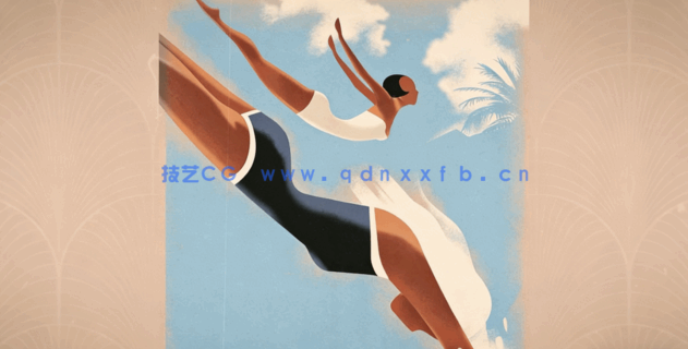 【中文字幕】Art Deco装饰派艺术插画数字绘画视频教程(图5)