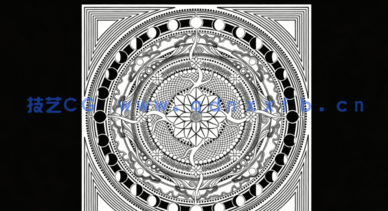 【中文字幕】Illustrator曼陀罗花纹实例制作视频教程(图3)