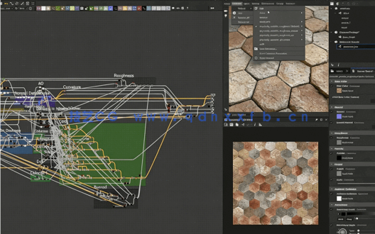 Substance Designer屋顶砖瓦纹理贴图制作工作流视频教程(图2)