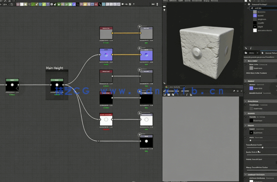 Substance Designer屋顶砖瓦纹理贴图制作工作流视频教程(图4)