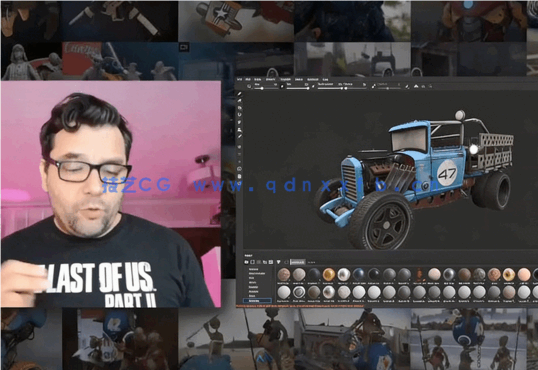 Substance Painter 2021 3D角色硬表面纹理视频教程(图3)