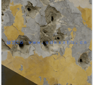 Substance Designer有孔石膏墙壁材质制作训练视频教程(图5)