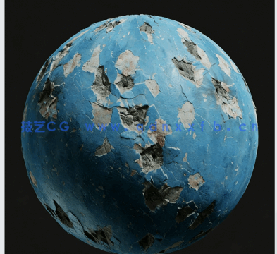 Substance Designer有孔石膏墙壁材质制作训练视频教程(图1)