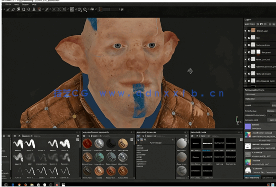 Substance Painter角色绘制流程视频教程(图1)