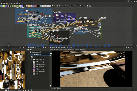 Substance Designer 2020材质贴图制作核心技术视频教程(图3)