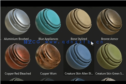 Substance Painter自定义纹理材质制作流程视频教程(图4)