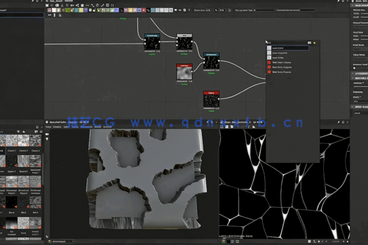 Substance Designer黑暗地狱地面材质实例制作视频教程(图4)