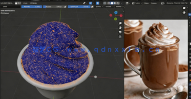 Blender逼真咖啡杯实例制作训练视频教程(图2)