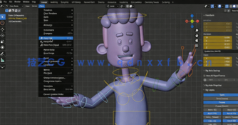 Blender三维人物角色建模与动画制作视频教程(图4)