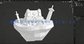 Blender 3.6游戏资产纹理绘制技术视频教程(图2)