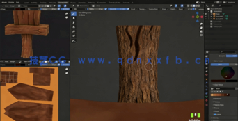 Blender 3.6游戏资产纹理绘制技术视频教程(图3)